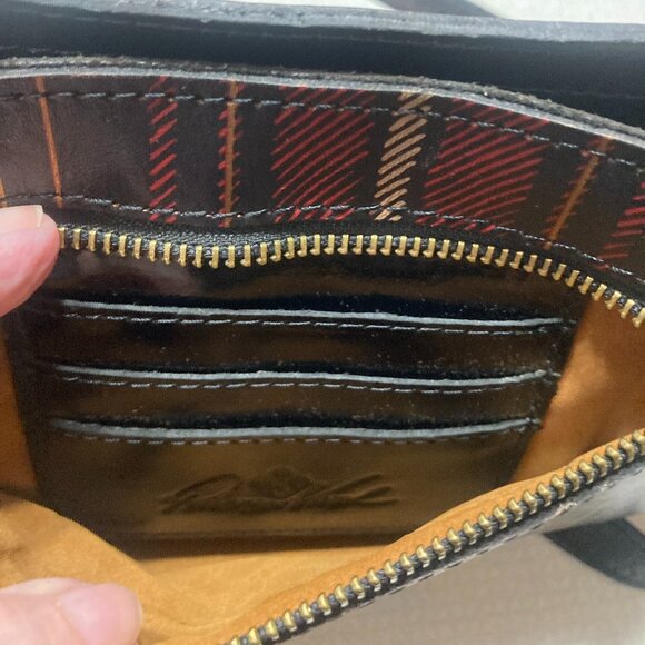 EUC Patricia Nash Tartan Leather set; Crossbody, Matching wallet and Mirror - Picture 8 of 15